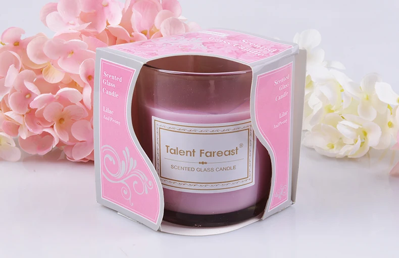 Стеклянная ароматическая свеча для ароматерапии романтическая свеча|Свечи| |