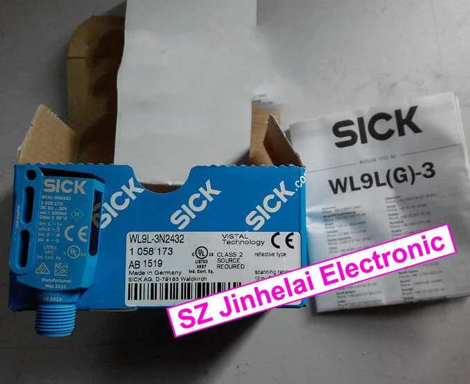 

100%Authentic original WL9L-3N2432, WL9G-3N2432 SICK Photoelectric switch