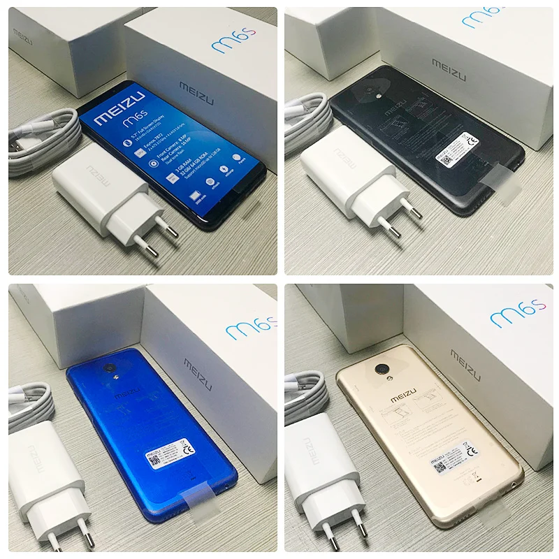 Оригинал Meizu M6S Exynos 7872 3 ГБ Оперативная память 64 Встроенная гекса Core 4 г LTE сотовом