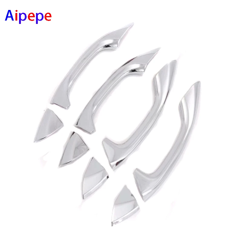 Car Door Handle ABS Carbon Fiber Sticker Styling Decoration Cover For Audi A6 C8 2019 Accessories | Автомобили и мотоциклы