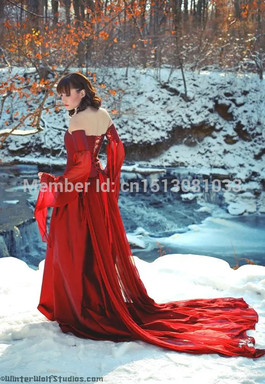 Миранда Средневековый Корсет Платье Шелк и Шифон Custom | Женская одежда