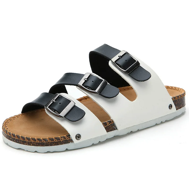 2015 Sandals Women Flats Flip Flops Cork Slippers Men Sandal Shoes Woman Zapatos Mujer Plus Size: 6-11 # YNS37 | Женская одежда
