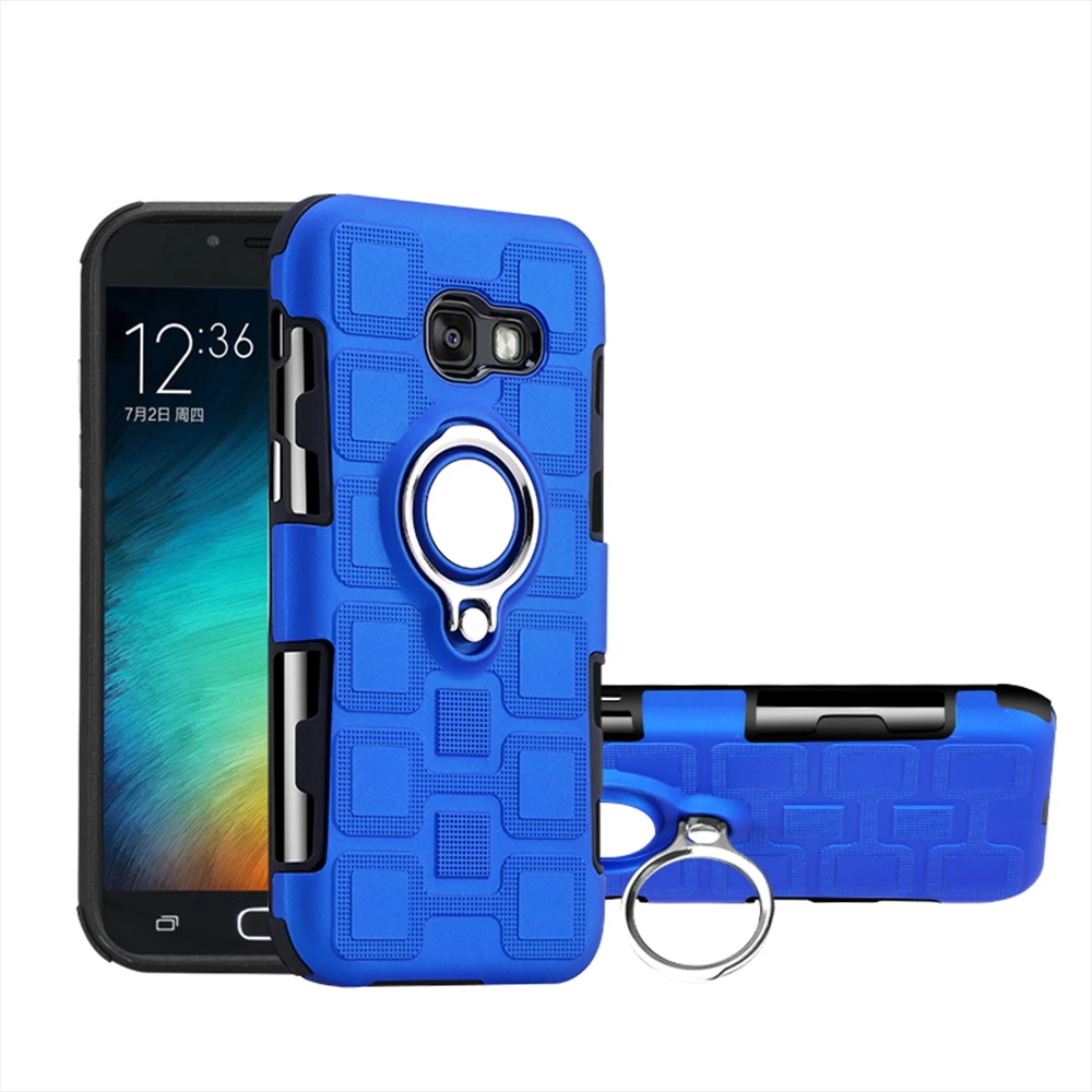 Чехол AXBETY coqeu для samsung Galaxy a7 a5 a3, силиконовый защитный чехол-подставка, комбинированный Магнитный защитный чехол с вращающимся кольцом