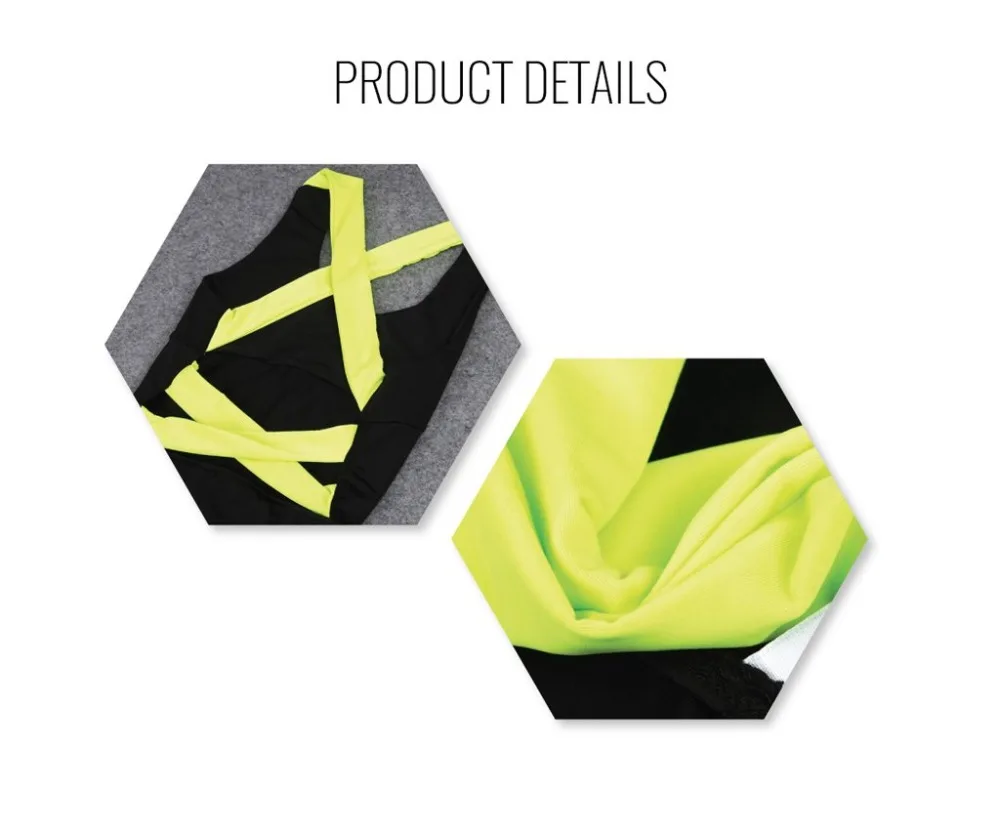 Женский комбинезон для фитнеса с яркими цветными лентами|Женские комбинезоны| |