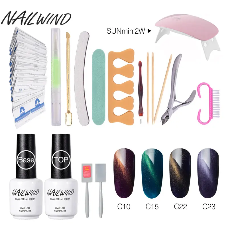 NAILWIND привлекательный кошачий глаз Гель лак для ногтей инструменты маникюра