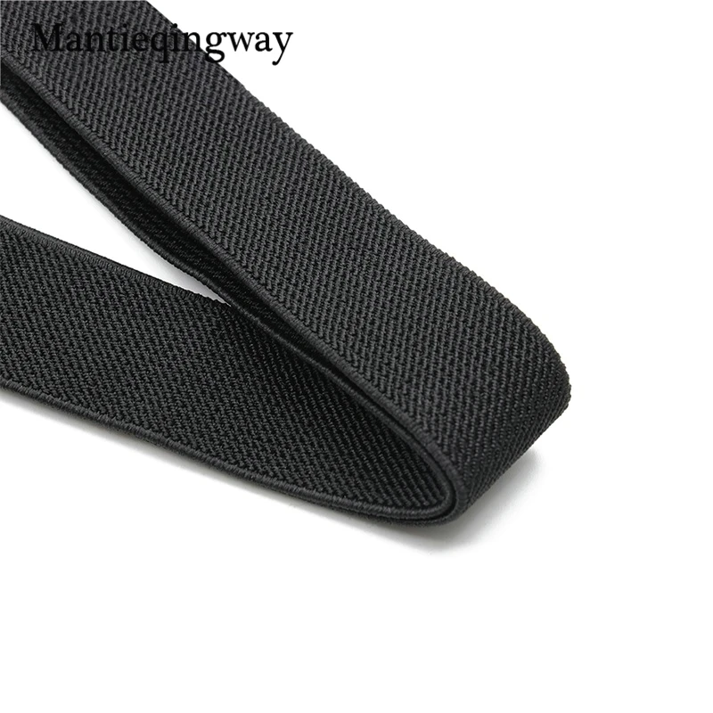 Mantieqingway черные подтяжки для мужчин узкие брекеты деловые брюки ремень для свадьбы подтяжки ремень