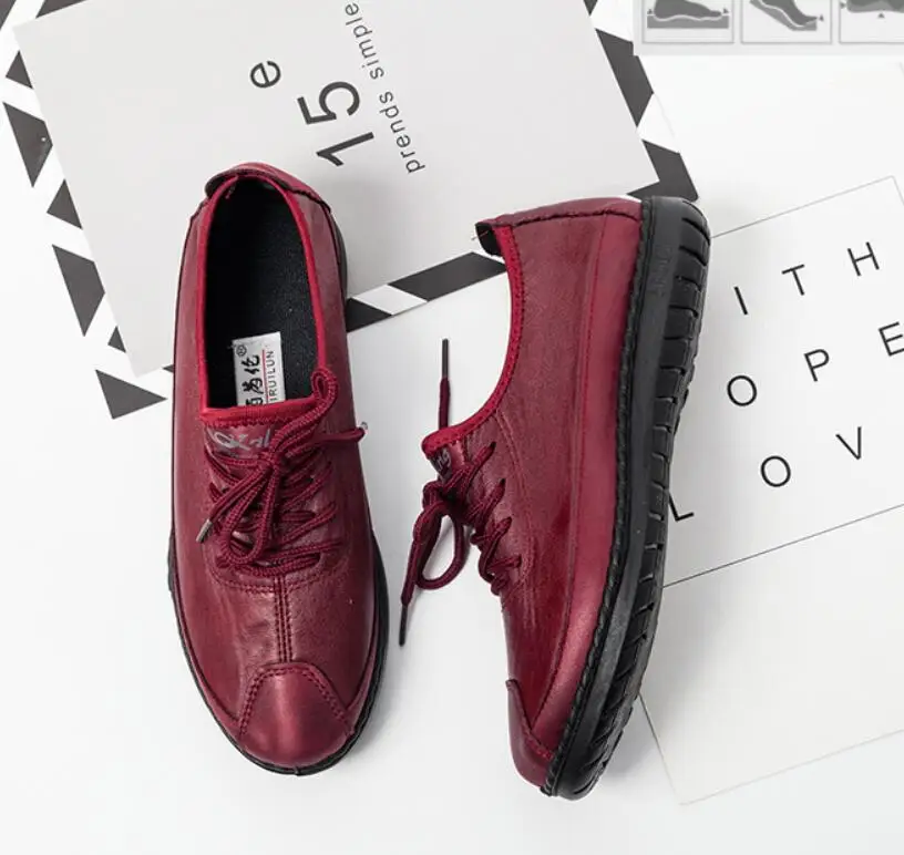 Дышащие женские модные шнурки на шнуровке плимсоллы прогулки Sapatos Mujer De Zapatos обувь