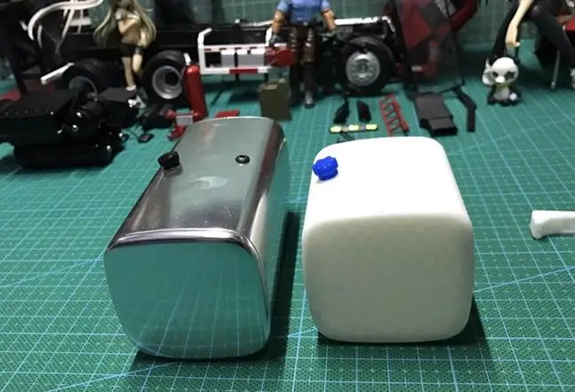 3D печать моделирование топливный бак для 1/14 Tamiya RCW4D LEISU хобби король VOLVO R470 R620 R730