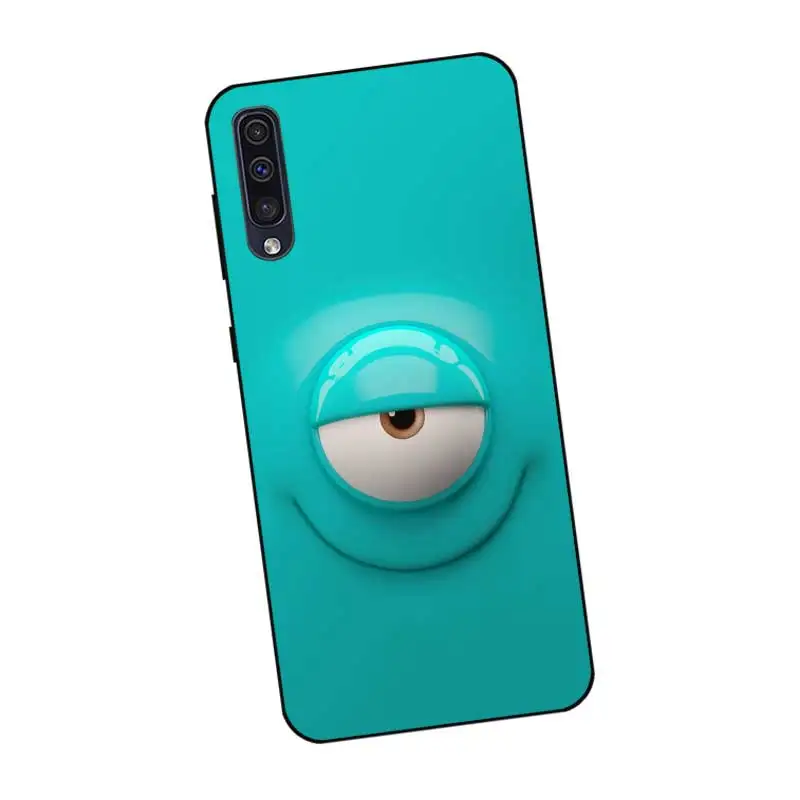 N391 Simple Black Silicone Case For Samsung Galaxy A2 Core A6 A7 A8 A9 A10 A30 A40 A50 A60 A70 A80 A90 5G A20E Plus |