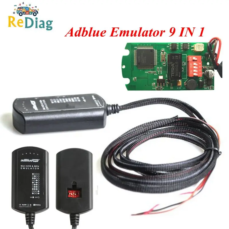 

New AdBlue Emulator System Box 9 IN 1 For MEN/MB/SCANIA/IVECO/DAF/VOLVO/RENAULT/CUMMINS AdBlue 9in1 SCR&NOX A+Version Full Chip