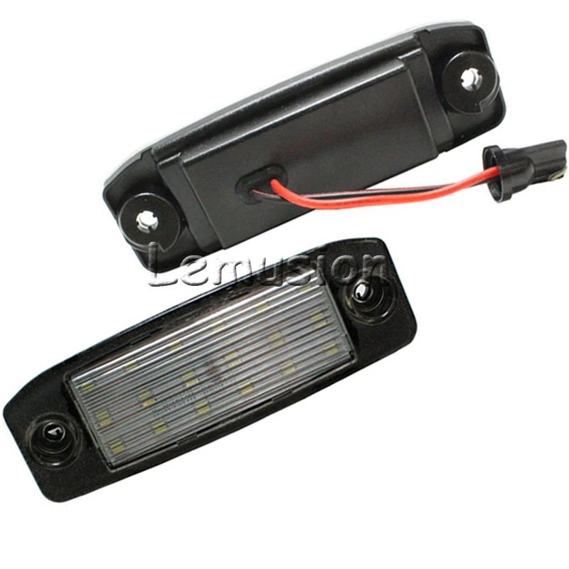 1 пара Автомобильный светодиодный номерной знак светильник дневные ходовые огни