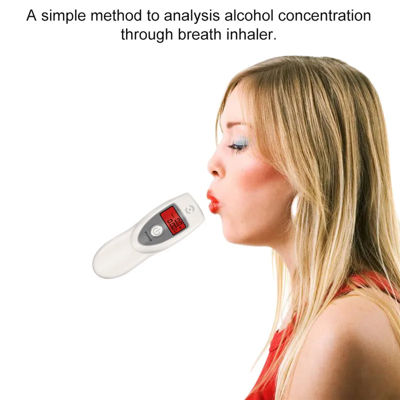 TIOODRE портативный цифровой ЖК дисплей оповещения дыхание Алкотестер анализатор с