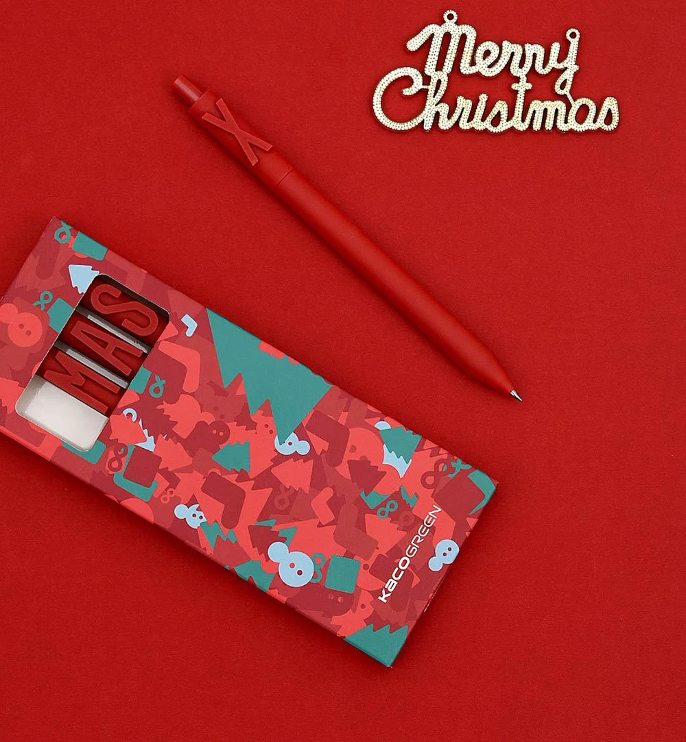Xiaomi Youpin KACOGREEN ALPHA Letter Pen теплое сердце ручка Предотвращение настольная прокрутка дизайн(черные чернила