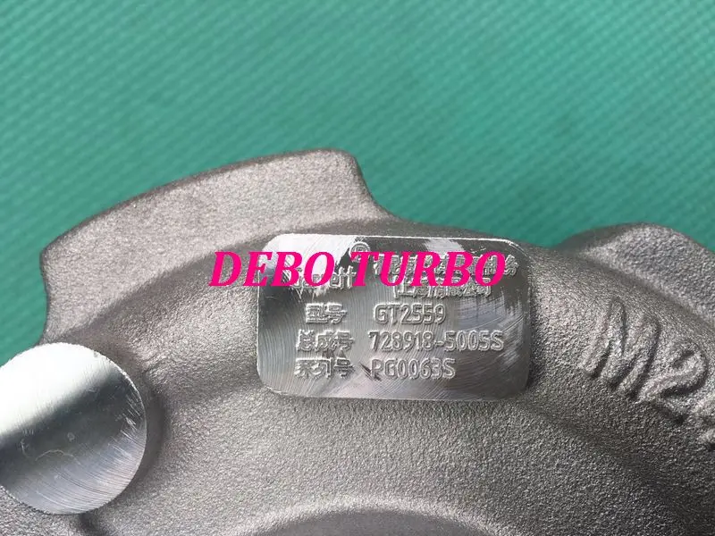 Новый оригинальный GT25 728918 770502 807103-3 E0808-1118100-135 Турбокомпрессор для Dongfeng Truck YUCHAI Diesel