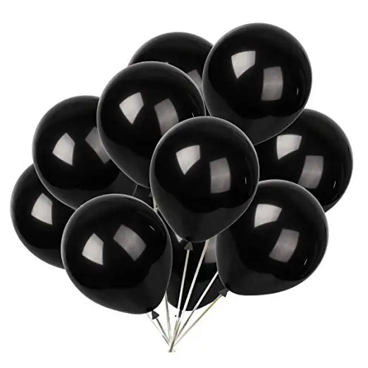 black 30 шт./лот, 3,2 г, 12 дюймов, жемчужные латексные шары золотого, серебряного, черного цвета, для дня рождения, свадьбы, вечеринки, декоративные воздушные гелиевые шары, подарки для детей - Цвет: black