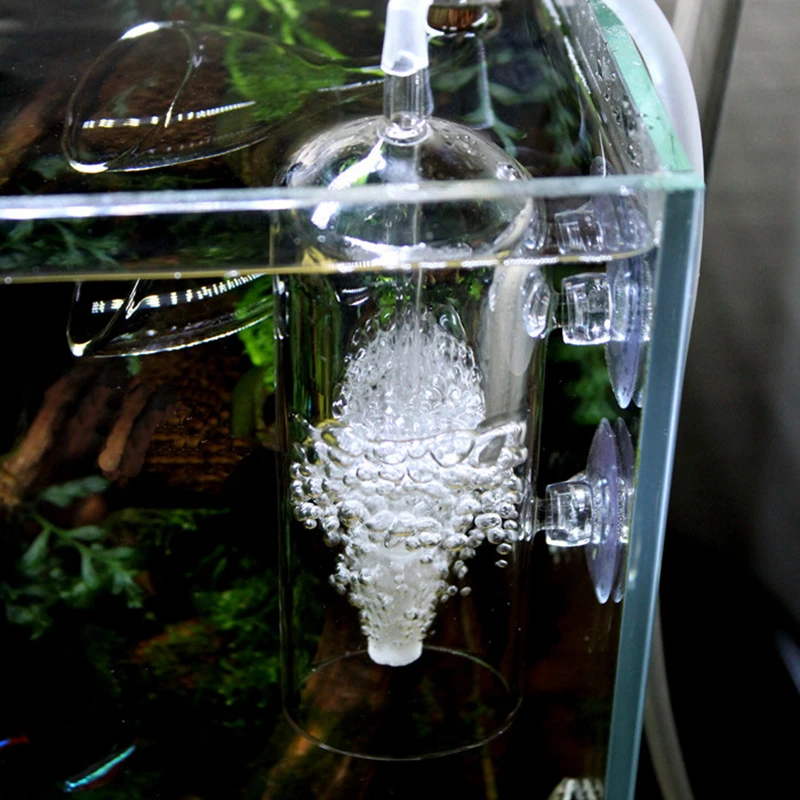 Высокое качество стеклянный пузырьковый камень кислородная крышка чашка