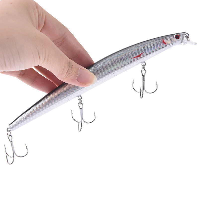 

1pc 18cm/26g minnow fishing lures plastic baits hard lures bass crank baits 4#