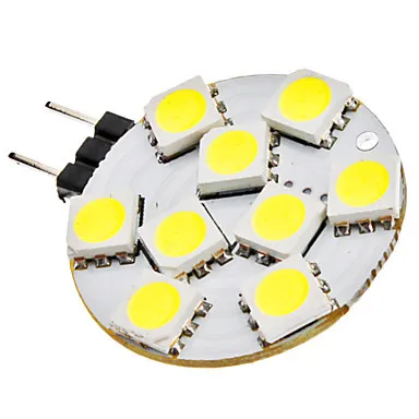 10 шт. G4 светодиодный 12V 1,5 W 9* SMD5050 100lm Bombillas lampada светодиодный светильник G4 12v