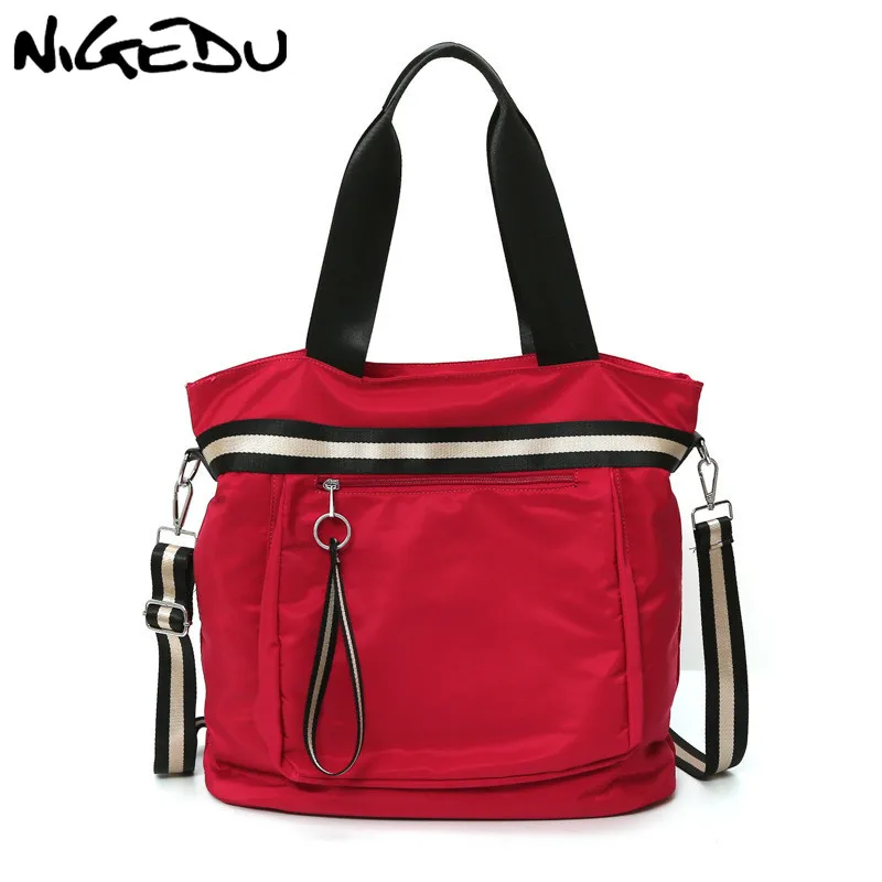 Дорожная женская сумка водонепроницаемая нейлоновая мессенджер через плечо