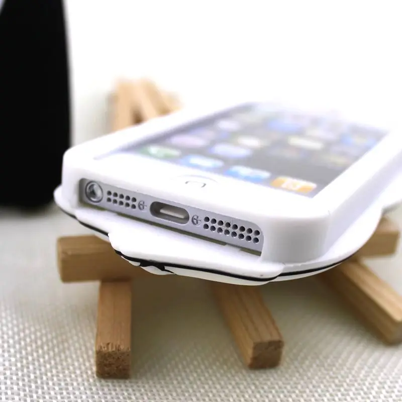 3D средний палец Карманный чехол для телефона с кошкой iPhone 6 s 7 8 Noface Capinha Para O задняя