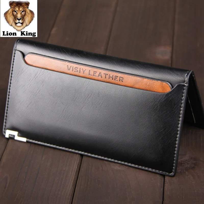 Men's leather wallet card holder pack new casual men clutch bag purse large capacity high quality | Багаж и сумки
