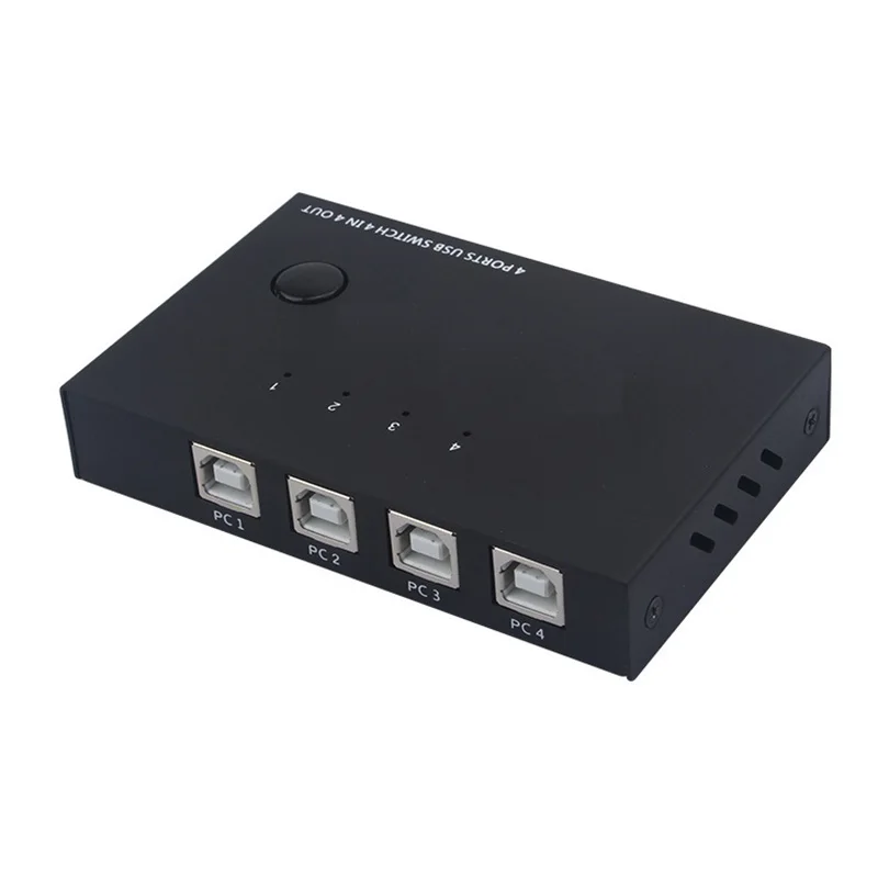 Usb хаб разъемов для принтера USB клавиатура и мышь Обмен переключатель 2 порта 4 er KVM