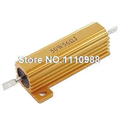 

50W 56 Ohm Screw Tap Mounted Aluminum Housed Wirewound Resistor