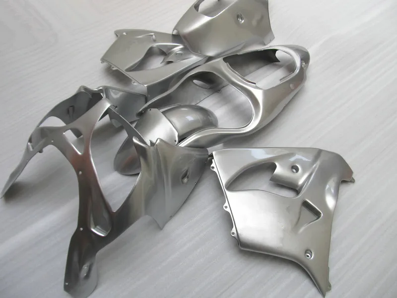 Обтекатели для кузова Kawasaki Ninja ZX9R 2003 2002 02 03 (серебристый) комплект обтекателей