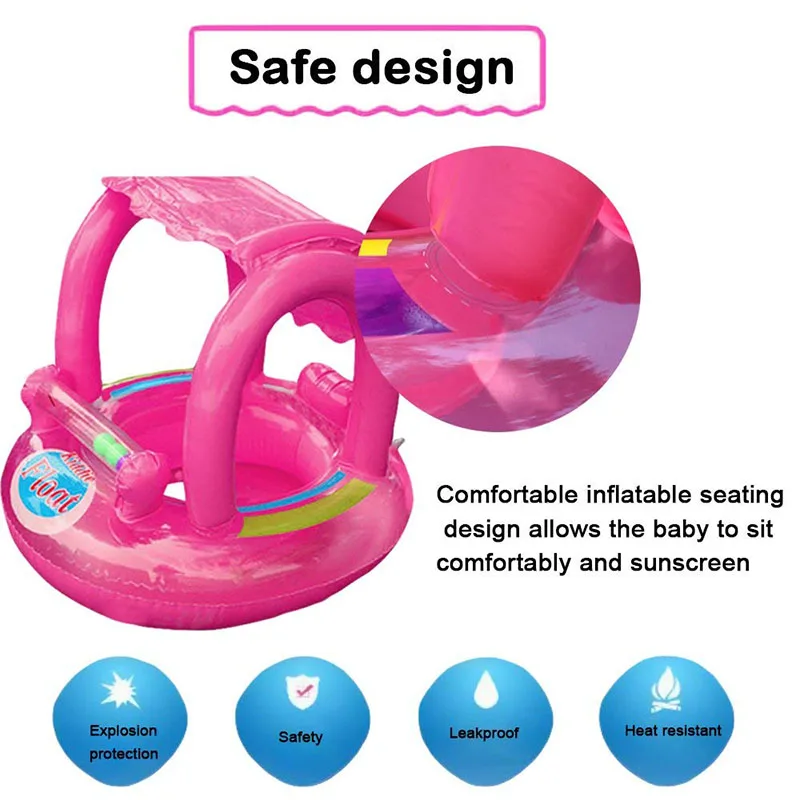 FAVSPORTS 2 цвета Детские плавающие кольца защитные козырьки для бассейна FunToy