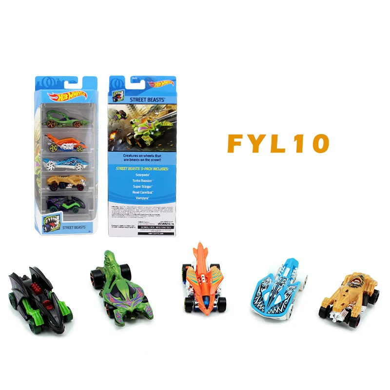 FYL10 Hotwheels Металлический Игрушечный Автомобиль 1: 64 сплава спортивный автомобиль коллекция 5 шт./кор. Новое поступление горячие колеса игрушка для Детский подарок 1806 костюм для подсвечивания грузовиков - Цвет: FYL10