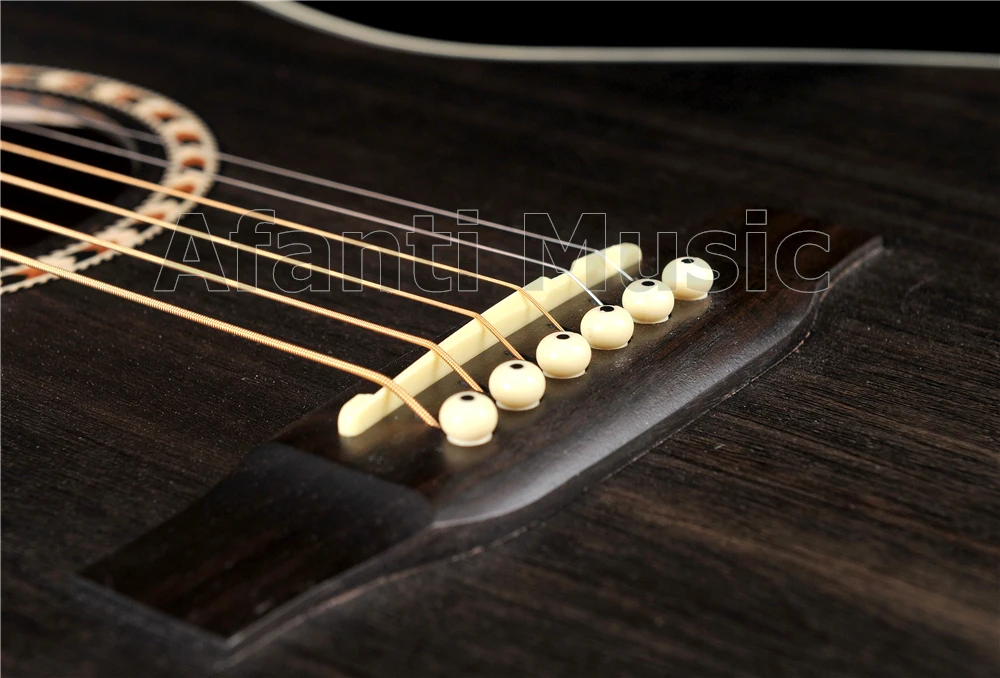 41 inch Acoustic/ Solid Africa Mahogany top / back and sides/ AFANTI Acoustic guitar (AFA-918) | Спорт и развлечения