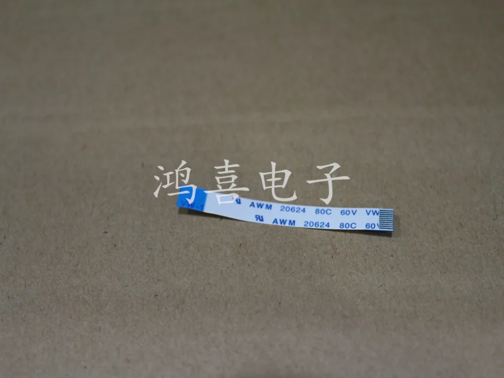 

WZSM New FFC FPC Cable 0.5mm pitch 10pin length 40mm 50mm 60mm 100mm 150mm 250mm Width 5.5mm Reverse AWM 20624 80C 60V VW-1