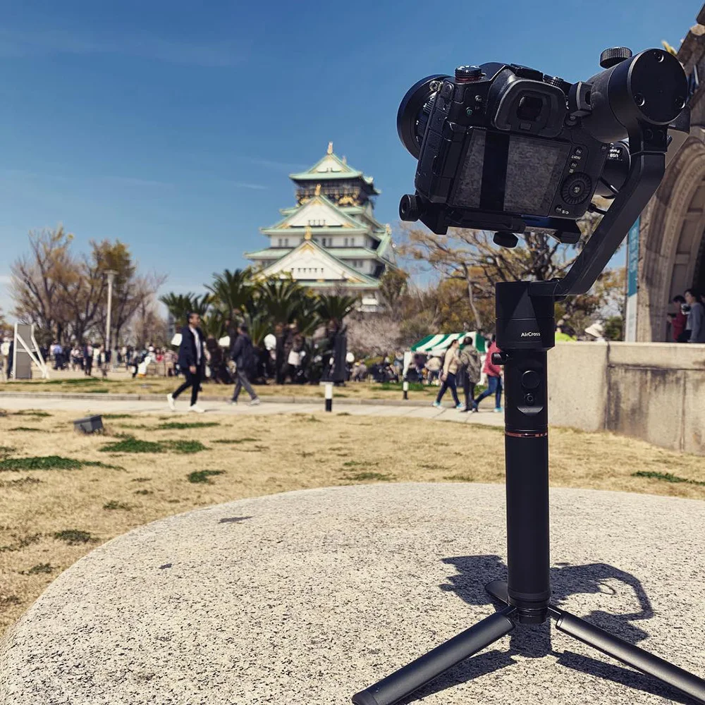 Gudsen MOZA AirCross 1,8 кг 3 оси Бесщеточный Стабилизатор камеры Gimbal с контроллером вариант для цифрового фотоаппарата Panasonic GH5 беззеркальных PK Zhiyun Ronin S