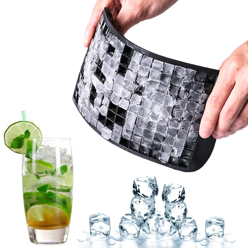 

160 Grid Food Grade Silicone Ice Cube Maker Tray Mold DIY Eco-Friendly Small Square Ice Tray Mold for Ice Cream Chocolate Tool