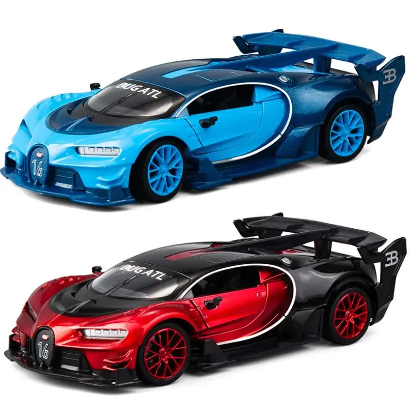 1:24 игрушечный автомобиль отличное качество bugatti gt Металлический Игрушечный