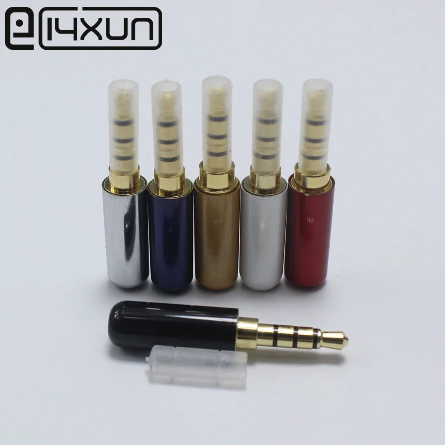 10 шт. позолоченные штекеры для наушников 3 5 мм|adapter 3.5|adapter 1/4adapter audio jack |