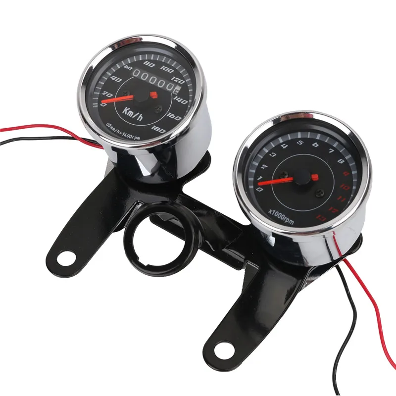 Мотоцикл Скорость ometer Тахометр пробег Gauge ATV велосипед скутер с подсветкой метр