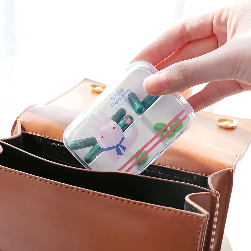 Аксессуары для путешествий Мини Портативный чехол таблеток s удобный дорожный