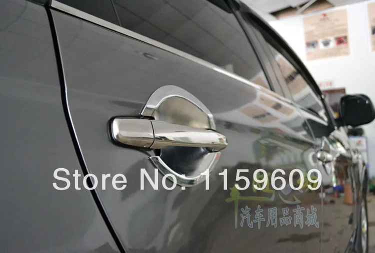Для Mitsubishi ASX Outlander Sport 2010 2011 2012 2013 2014 2015 ABS Хромированная накладка на дверную чашу |