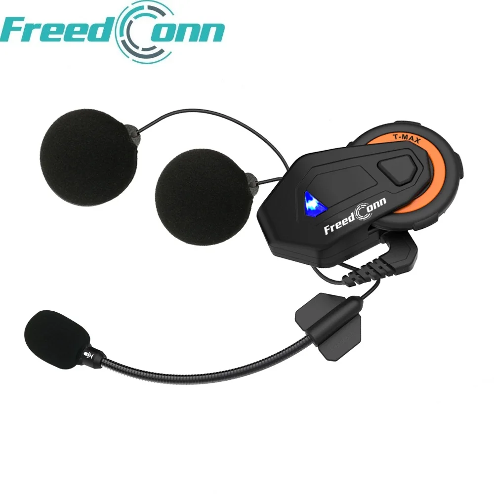 1 шт. FreedConn мотоциклетмотоциклетная гарнитура 6 гонщиков Moto Intercomunicador мотоциклетный шлем группа Интерком FM радио Bluetooth 4,1