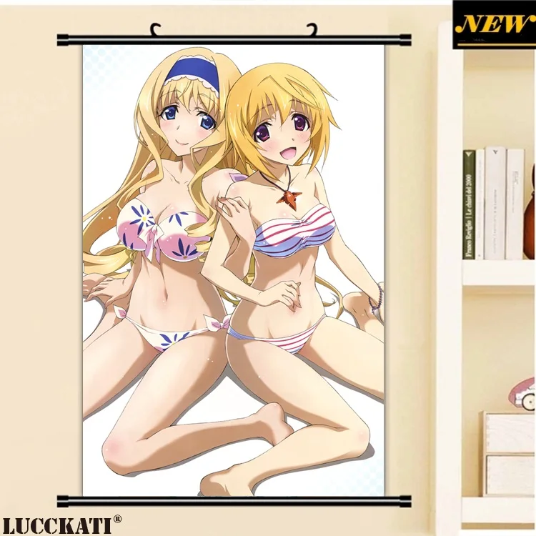 40X60 см Infinite Stratos IS бикини сексуальный loli teaching мультфильм аниме Искусство