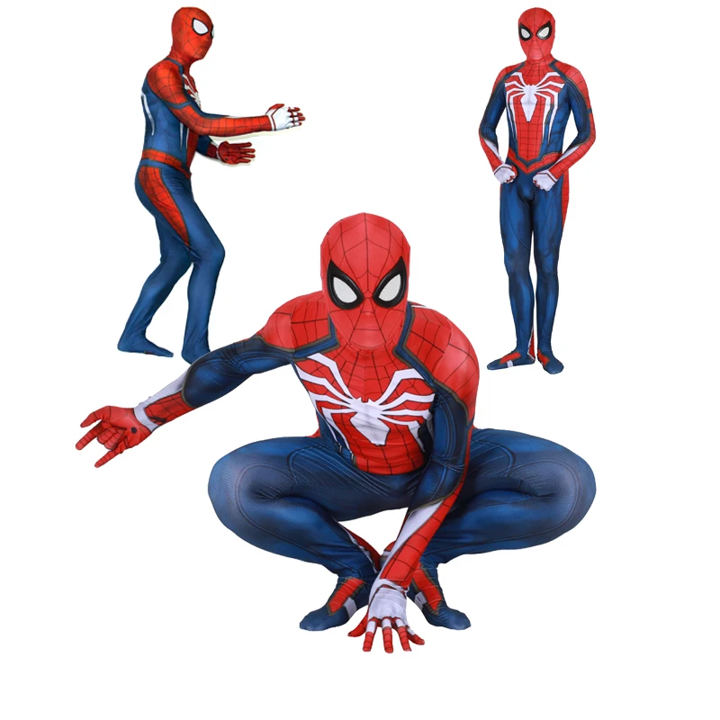 Взрослые Дети Мальчики Insomniac игры человек паук костюм зентай для косплея Человек