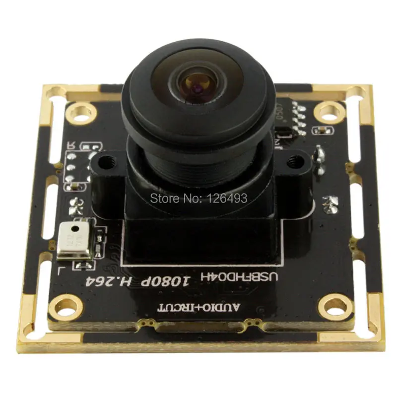 

2.0 megapixel hd 1/3" CMOS AR0330 H.264 mini cmos fpv 180 degree wide angle fisheye lens webcam camera module