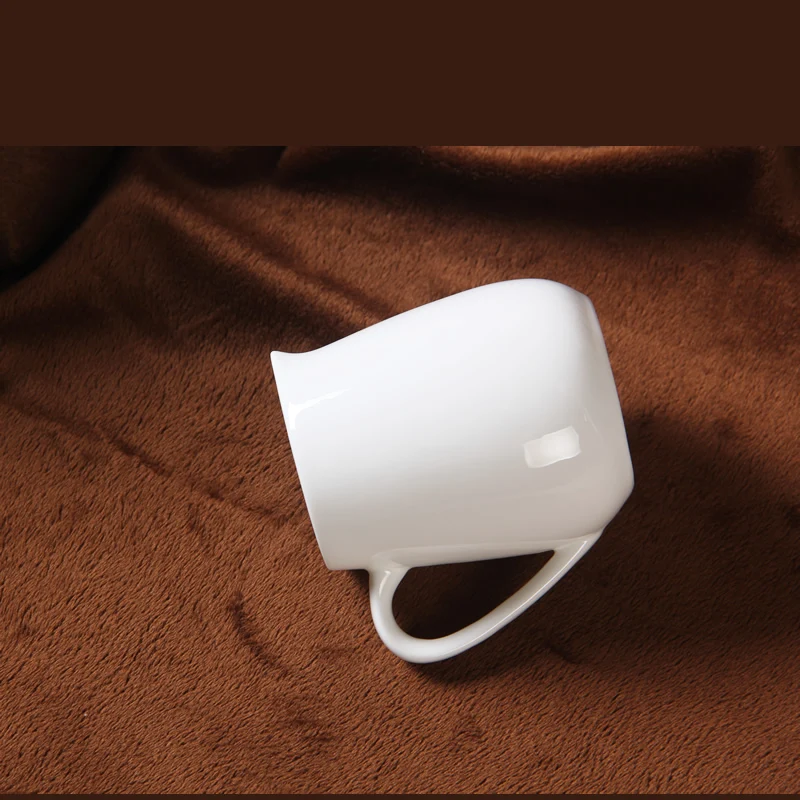 Bone china чистый белый молочный бак удобный чай кофе молочная чашка с плюс
