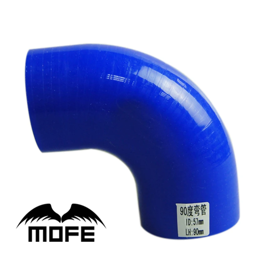

MOFE blue 90 degree 51mm/57mm/60mm/63mm/70mm/76mm silicone elbow hose for turbo intercooler