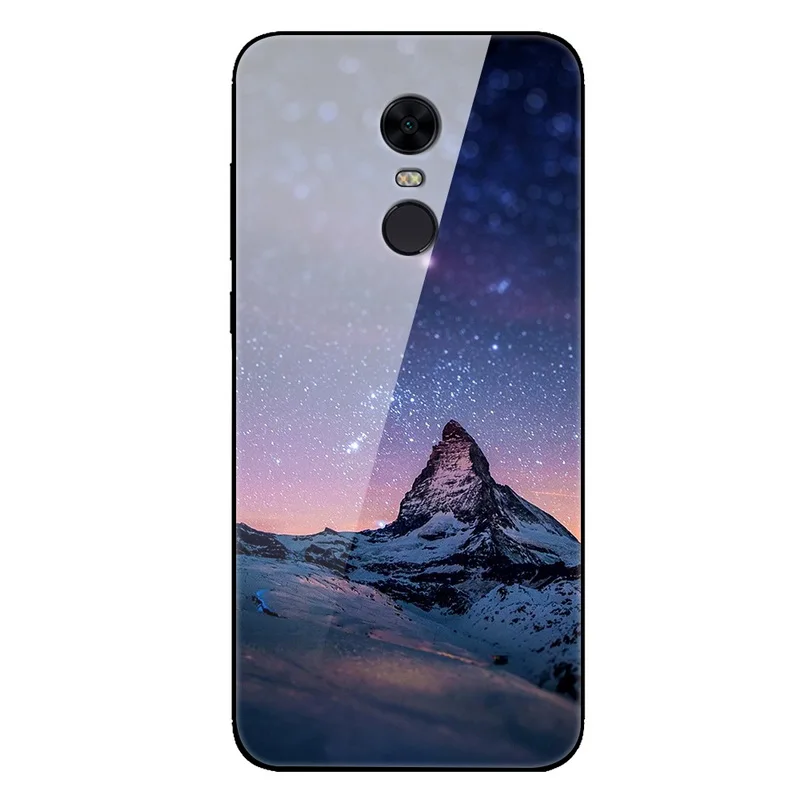 Чехол из закаленного стекла для Xiaomi Redmi 5 Plus, чехол с изображением планеты космоса, противоударный стеклянный чехол на заднюю панель для Xiaomi Xiomi Redmi 5 5 Plus, чехол - Цвет: 09