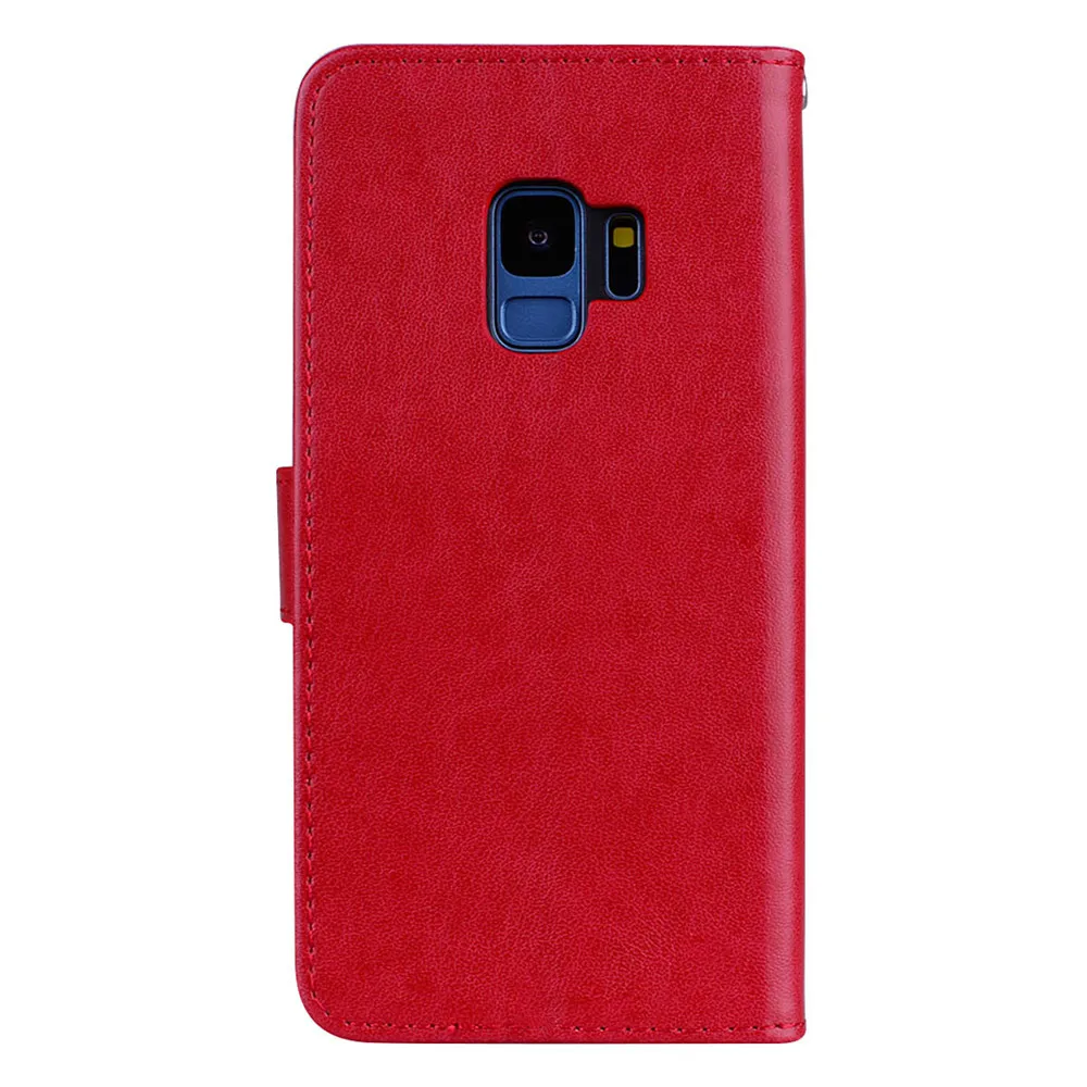 Чехол для samsung Galaxy S9 s9 чехол кожаный телефон кожного покрова Вертикальный флип
