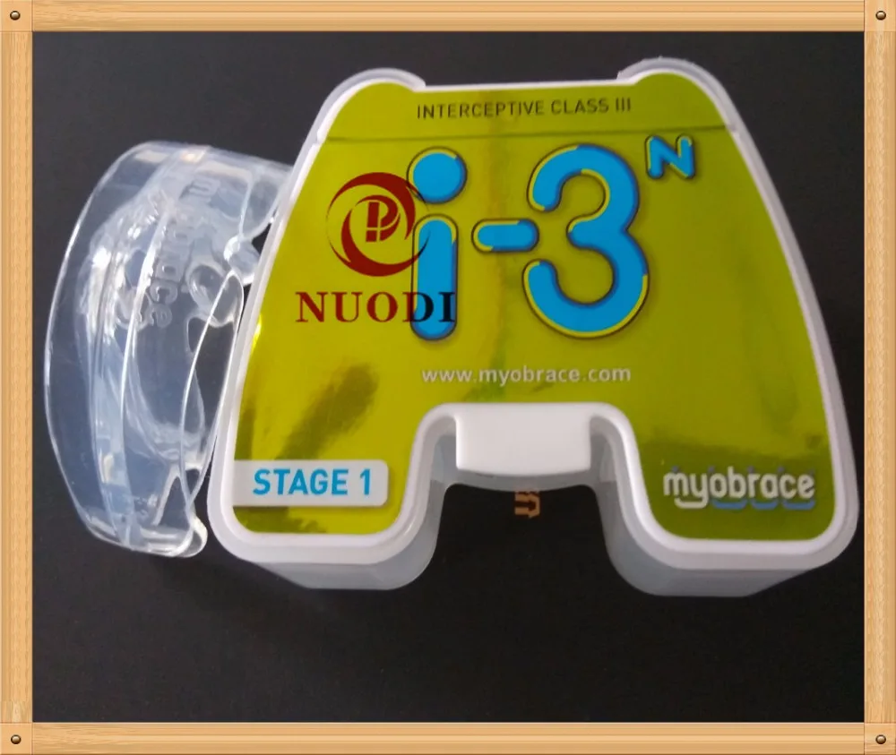 Myobrae класса III прикуса зубная скобка I3N/MRC ортодонтический тренажер для зубов I3n