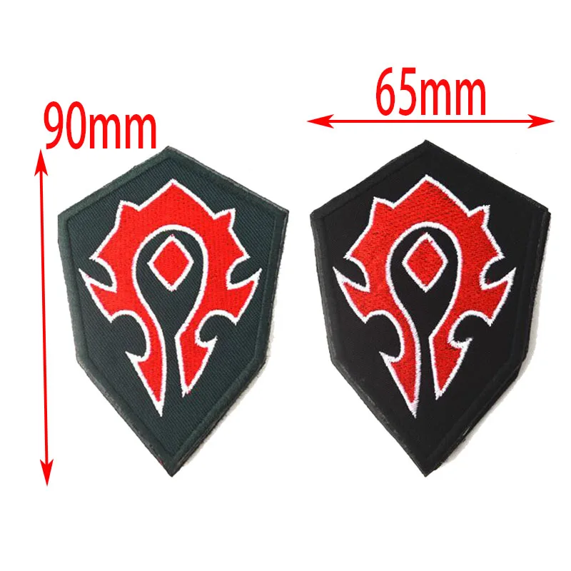 Alliance / Horde силы 3D вышитые нарукавники тактика морального личность значок Рюкзак