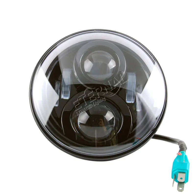 

free ship 60W offroad LED headlight 7inch headlam Speakers high power driving lamp for 4x4 JK CJ TJ 4x4 truck Rover Lada niva